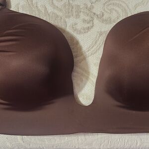 Brown Strapless Bra